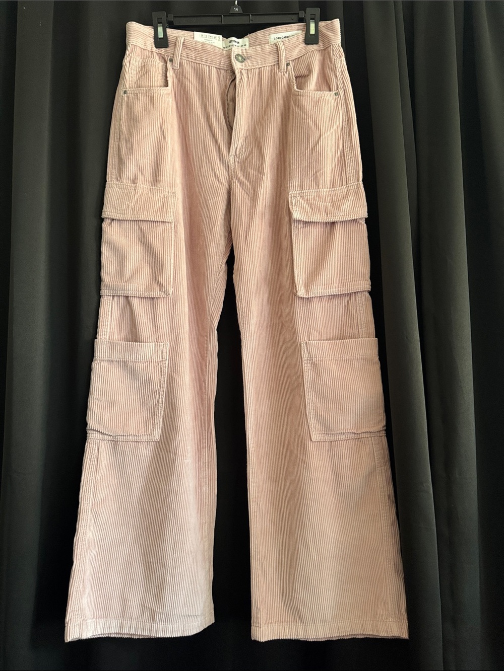 Cotton On Blush Corduroy Cargo Pants